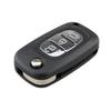 3 Buttons Car Auto Key Fob Case Shell Replacement Flip Folding Remote Cover Fit for Renault Fluence Clio Megane Kangoo Modus