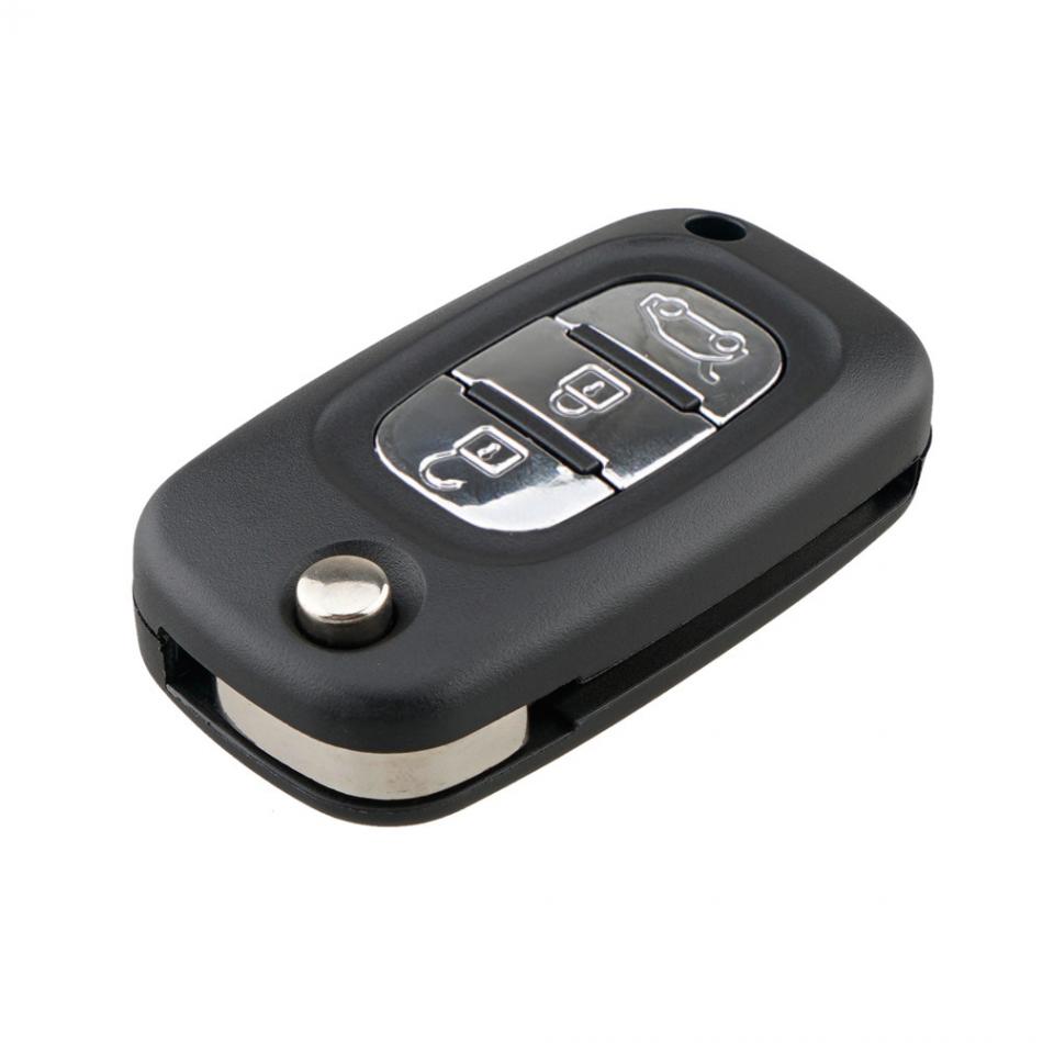 3 Buttons Car Auto Key Fob Case Shell Replacement Flip Folding Remote Cover Fit for Renault Fluence Clio Megane Kangoo Modus