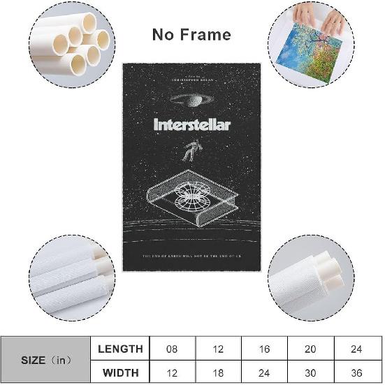 Aesthetic Posters Interstellar Movie Posters Room Aesthetic Posters Cool Artwork Wall Art Home Decor Gift Ideas Canvas Art Poster And Wall Art