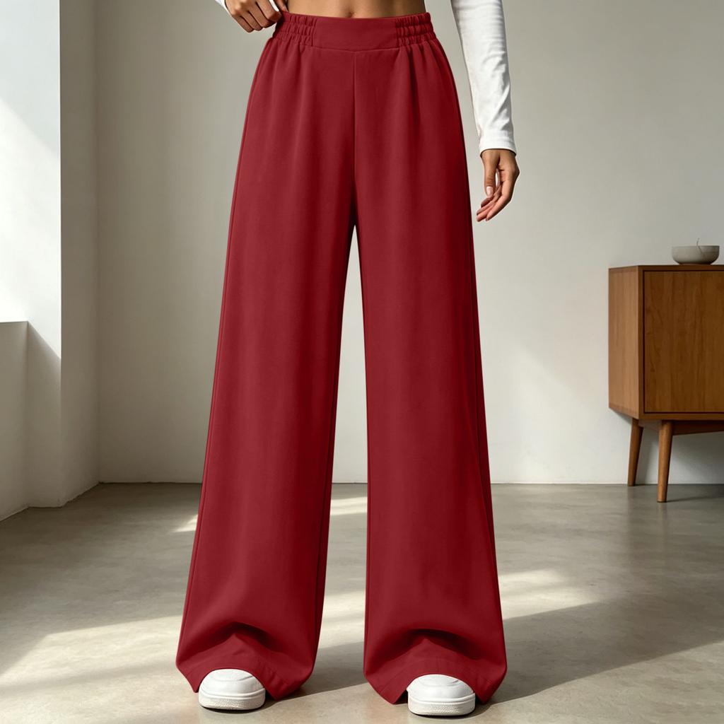 Women's Casual Elastic Waist Jogger Pants for and Workout
