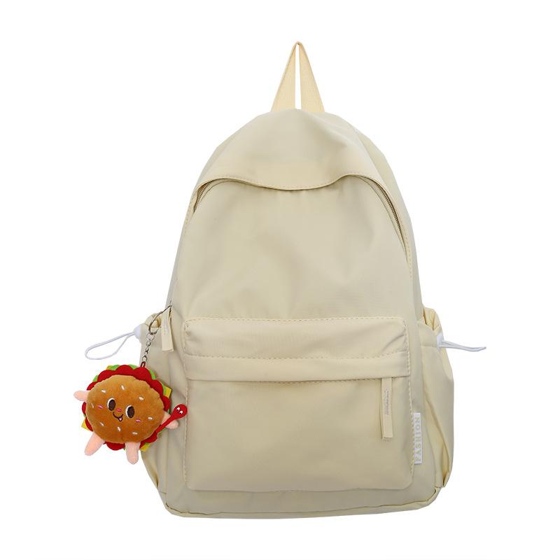 Student schoolbag summer new candy color simple backpack junior high school fashion large capacity backpack