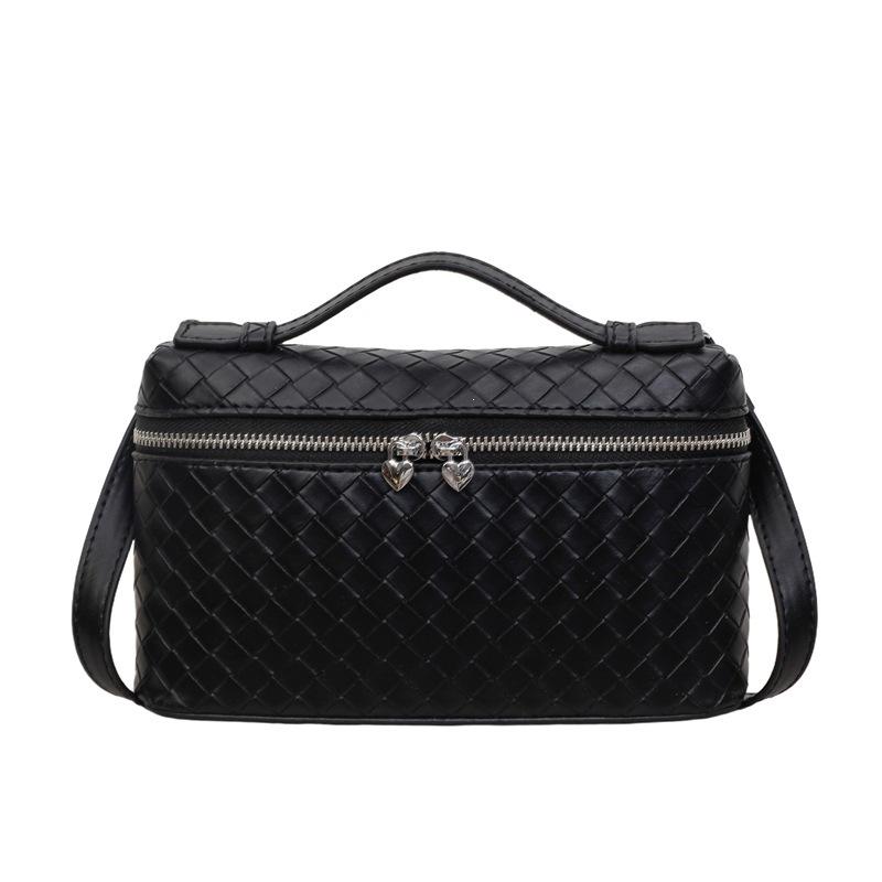 2026 Retro Braided Women's Lunch Box Bag - Versatile, High-Grade, Large Capacity for Commuting and Crossbody Use