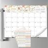 Fridge Calendar 2026-2027, 18 Months Magnetic Refrigerator Calendar Runs From January 2026 Until June 2027, with Seasonal Patterns Designs for Family