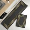 Nordic Modern Kitchen Floor Mat Home Entrance Doormat Living Room Carpet Anti-slip Bedroom Long Rugs Alfombras De Cocina