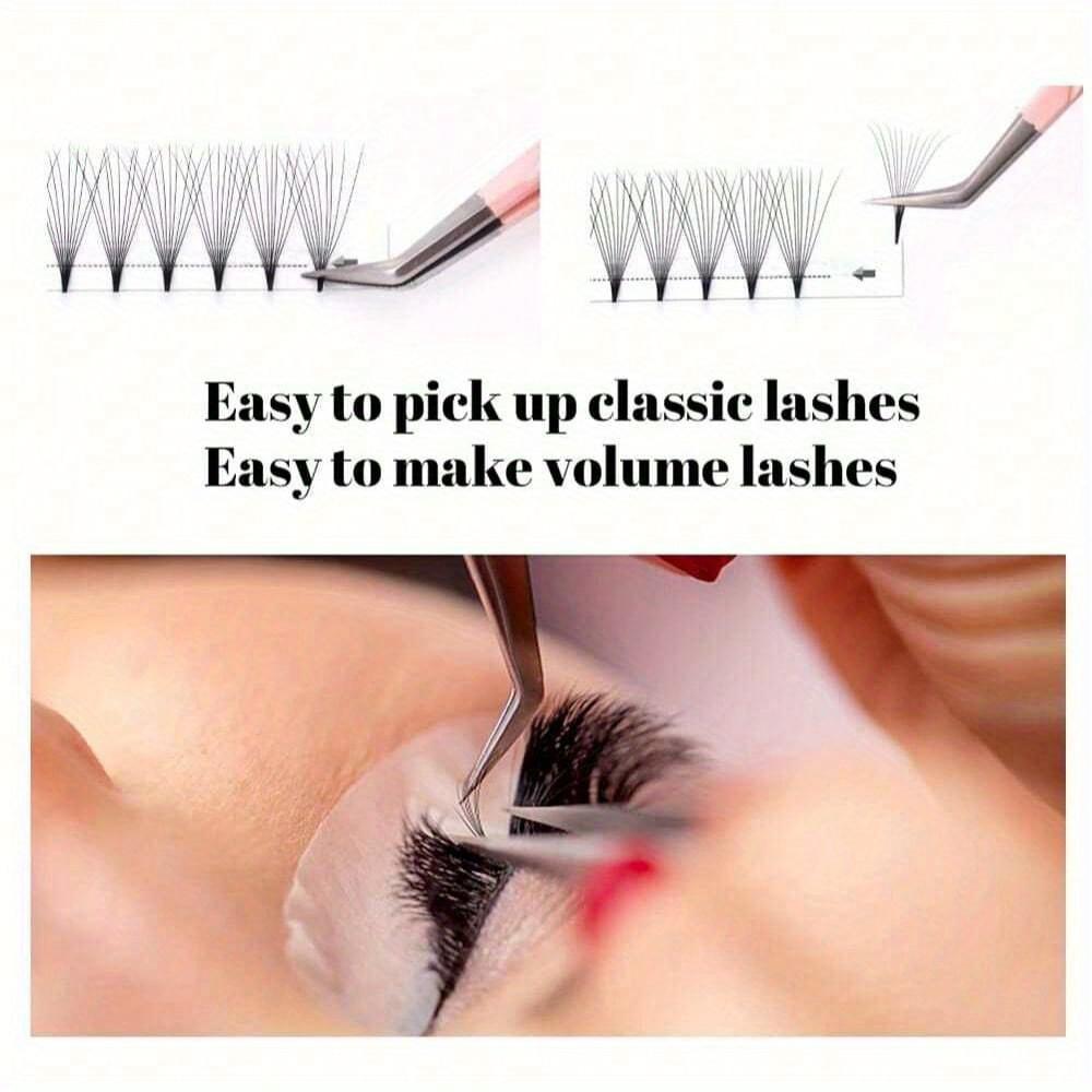 1 Pc Eyelash Tweezers Extension Pink Stainless Steel Superhard Tweezers with Fiber Tips High Precision Anti-Static Tweezers