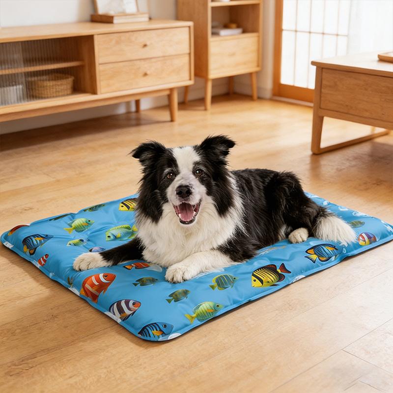 Self Cooling Gel Dog Cat Ice Pad Non Toxic Pet Cooling Mat For Summer Indoor Outdoor Bed Crate Couch