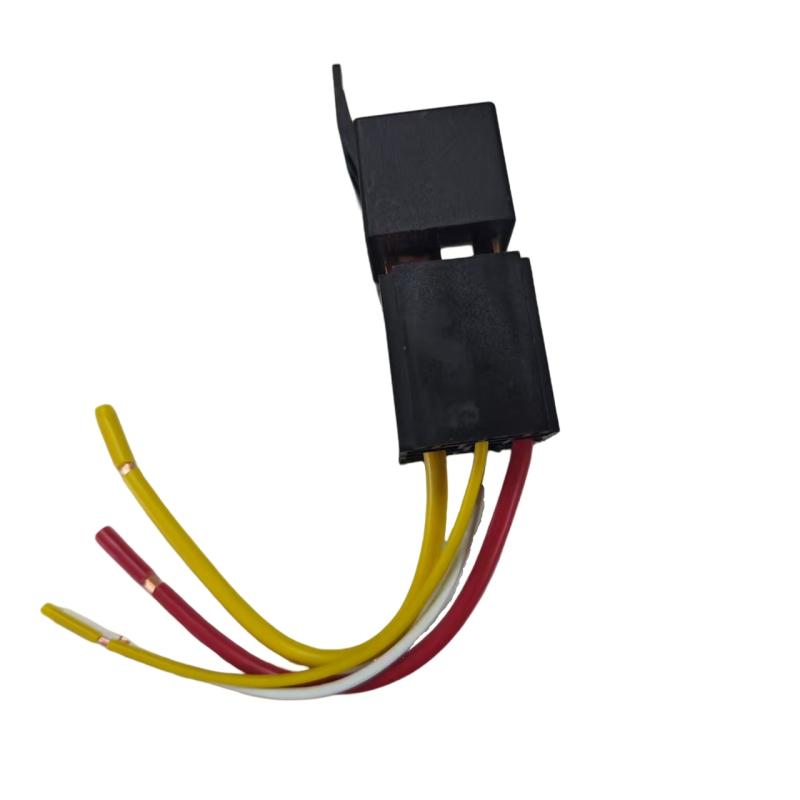 1Set Head Light Air Conditioner Motorcycles DC12V DC24V Relay 80A 4/5 Pin Waterproof Automotive Relay With Wired Socket
