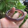 Natural Chalcedony Agate Purple Bracelet Fashionable Charm Emerald Bangle Women's Gift