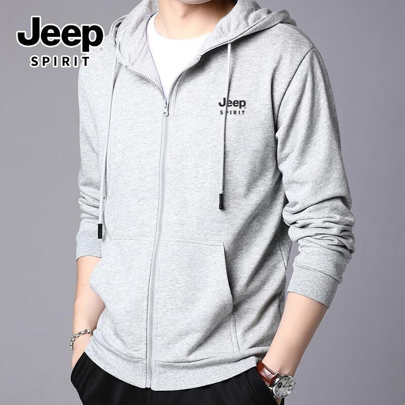 

JEEP SPIRIT Men s Spring/Autumn Zip-Up Jacket 5XL
