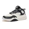 Erke Qingtian 2.0 Retro Comfortable Slip-Resistant Lightweight High-Top Sneakers Men sneakers Micro-Crystal-White True-Black 51124401223-003