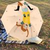 1PC Pippi Longstocking Automatic Open/Close Umbrella with Windproof, 8-Rib Sturdy Canopy, Durable Ribs, Fashionable Design,1243a