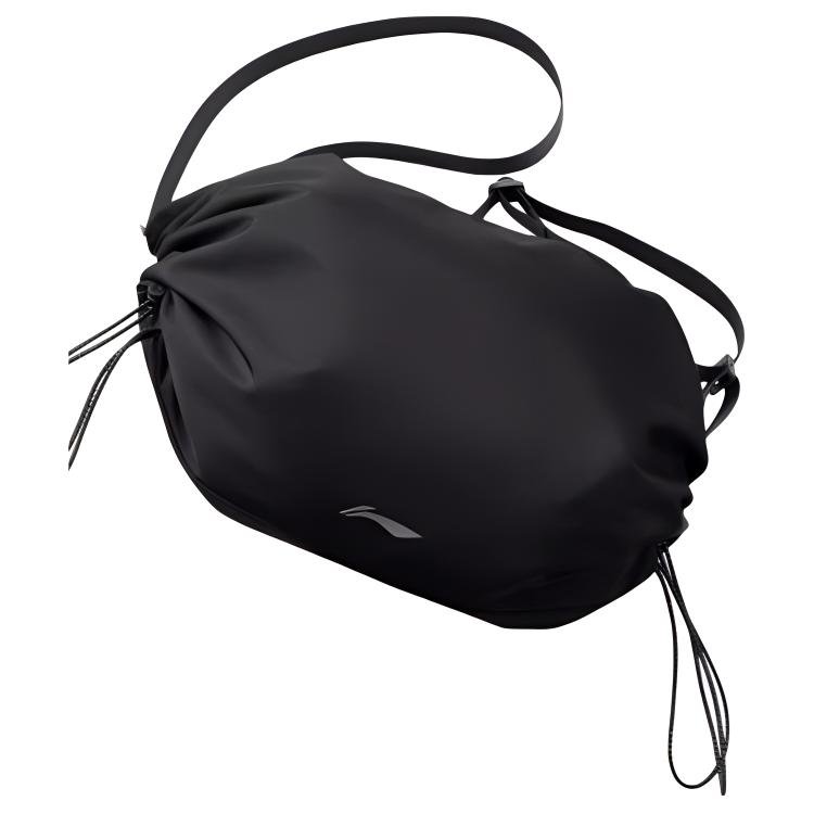 

Li Ning Plain Simple Waterproof Sports Cycling Polyester Chest Bag Shoulder Bag Crossbody Bag Large Size Unisex bags Classic-Black Khaki LN-331 Classic Black