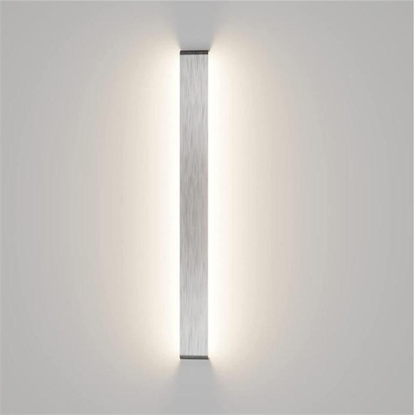 Wall Light Indoor LED 91 cm Warm White 3000 K Silver  Modern  Wall Light for Bedroom Living Room Hallway Stairs