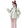 2025 winter new BF retro floral design padded jacket women's ins loose warm bread jacket cotton coat