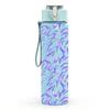 1PC Purple Swirl Abstract Texture Print 750ml Color Plastic Sports Water Bottle Leakproof Flip Straw Lid Suitable for Sports Office Home Use
