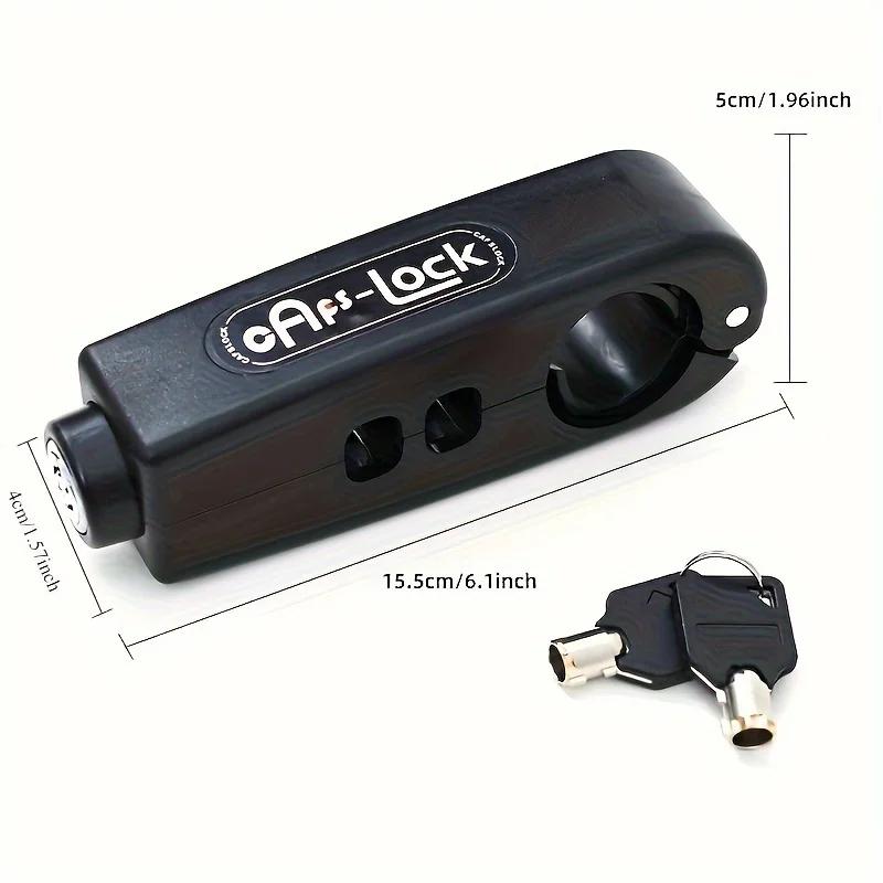 Heavy-Duty Anti-Theft Brake Lever Lock for Bikes, Scooters & Motorcycles - Durable ABS, Easy Carry Design, Brake Rotor Locks