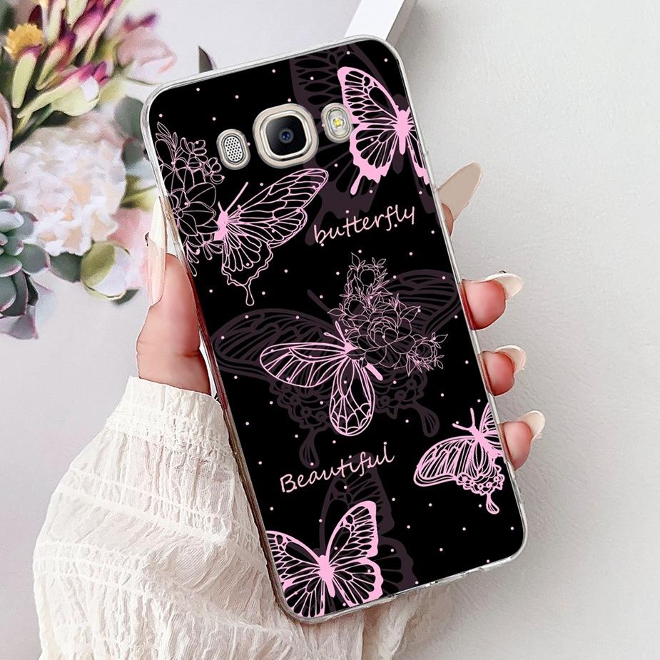 For Samsung Galaxy J5 2016 Case SM-J510F New Luxury Painted Cover Soft Silicone Phone Case For Samsung J3 J5 J7 2016 Fundas Capa