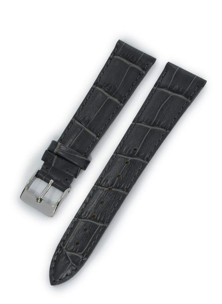 CASSIS VSHAPE Calfskin Watch with Replacement UV443008091020M Strap, 20mm, Gray, Tool,