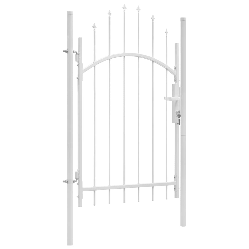Vd Home Furnishing Tuinhek Woerden Staal 1 X 2, 25 M Wit