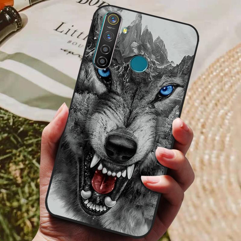 Para Oppo Realme 5 Pro Funda Silicona Trasera Funda de Teléfono para Oppo Realme 5i 5S 5 Pro Fundas Realme5 Pro 5i 5S Borde Suave coque