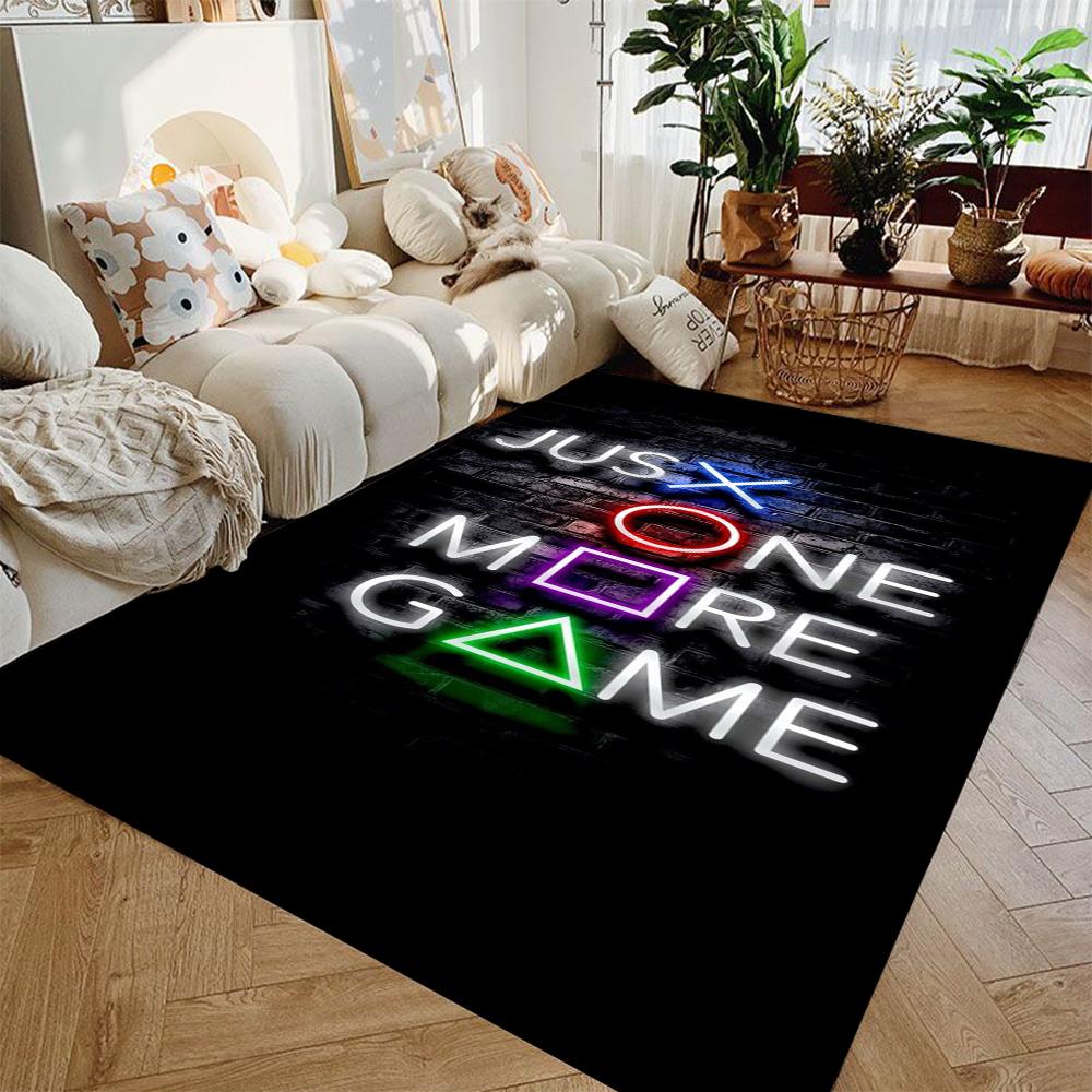 Game Handle Game Theme Lightweight Bedroom Rugs Living Room Kitchen Bathroom Washable Mat Carpet Home Decor Gift