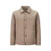 GIOVANNI VALENTINO Men's Casual Padded Turn-down Collar Jacket