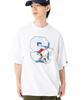 New Era Short Sleeve Oversized Cotton Tee Size Peanuts Snoopy ONSPOTZ Stylish Small Large Gift T-Shirt, S/S (14682924, NER36A2699), White, L, &