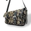UsedShoulder Bag Black/beige Canvas/leather Women