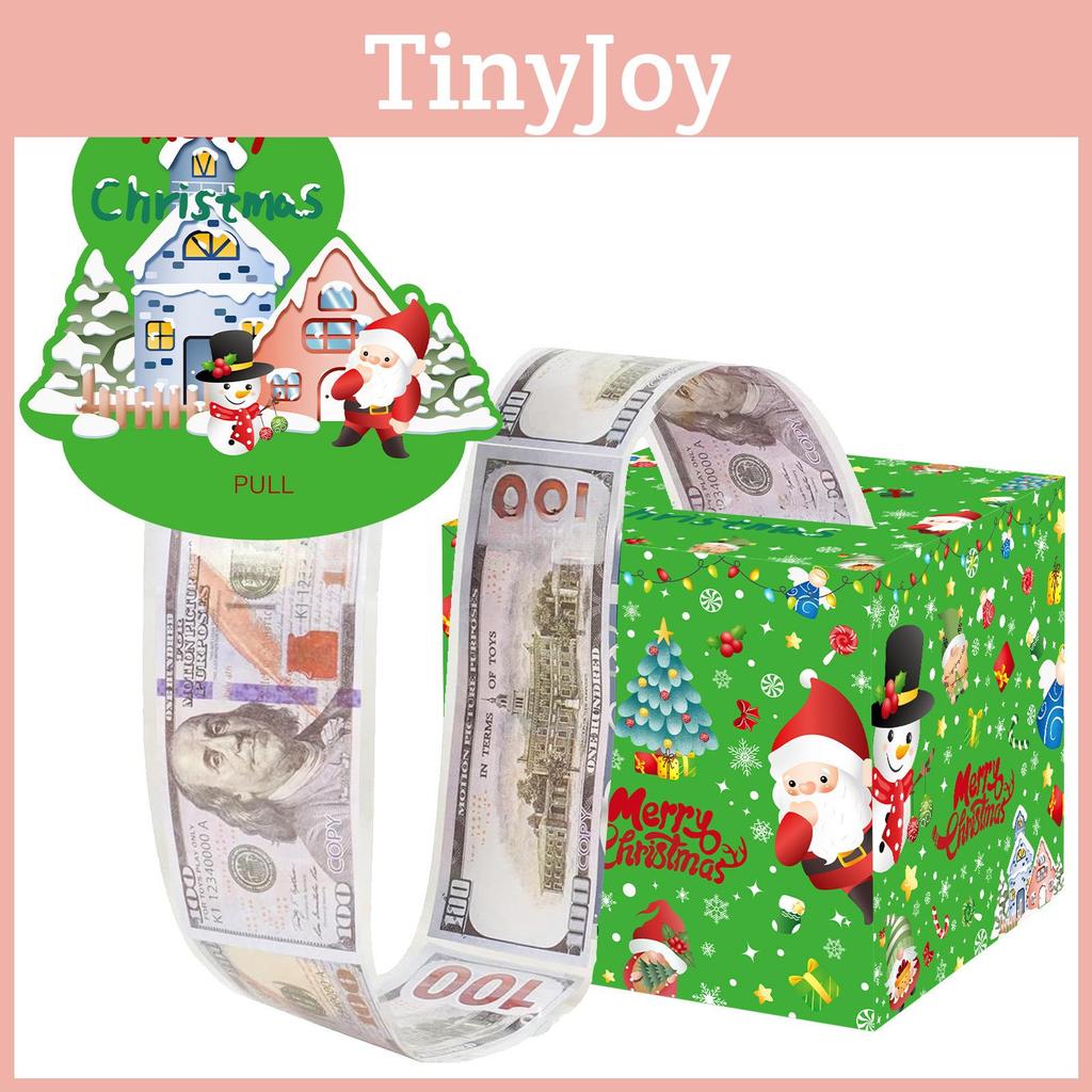 Themed Christmas Gift Box With Santa Design For Holiday Events And Gift Exchange