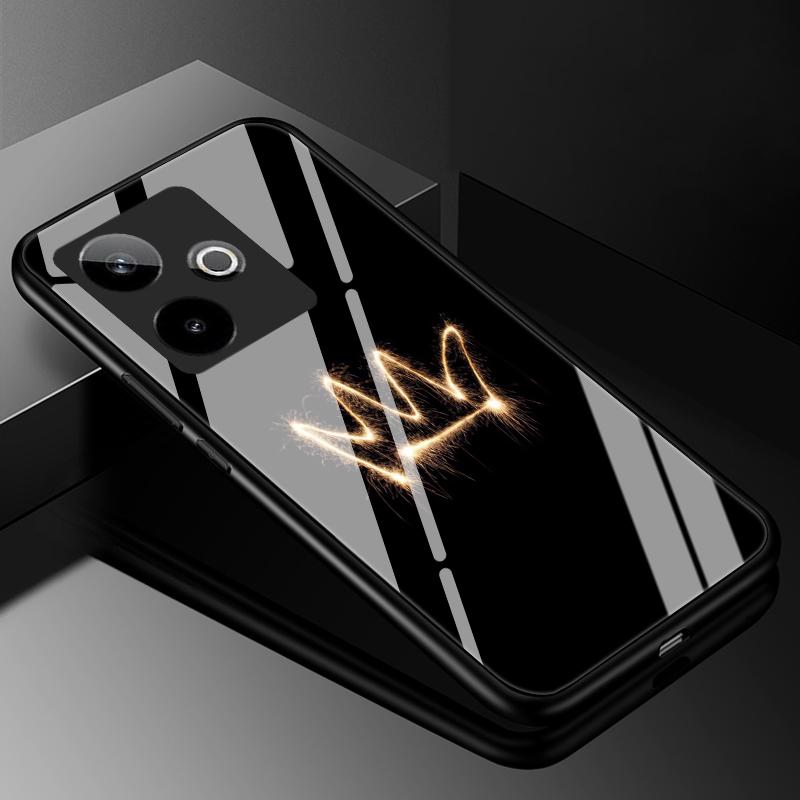 Tempered Glass Phone Case For Realme GT 7 Luxury Hard Back Bumper Cover for Realme GT7 5G Realme Neo7 Neo 7 SE Capa Soft Bumper