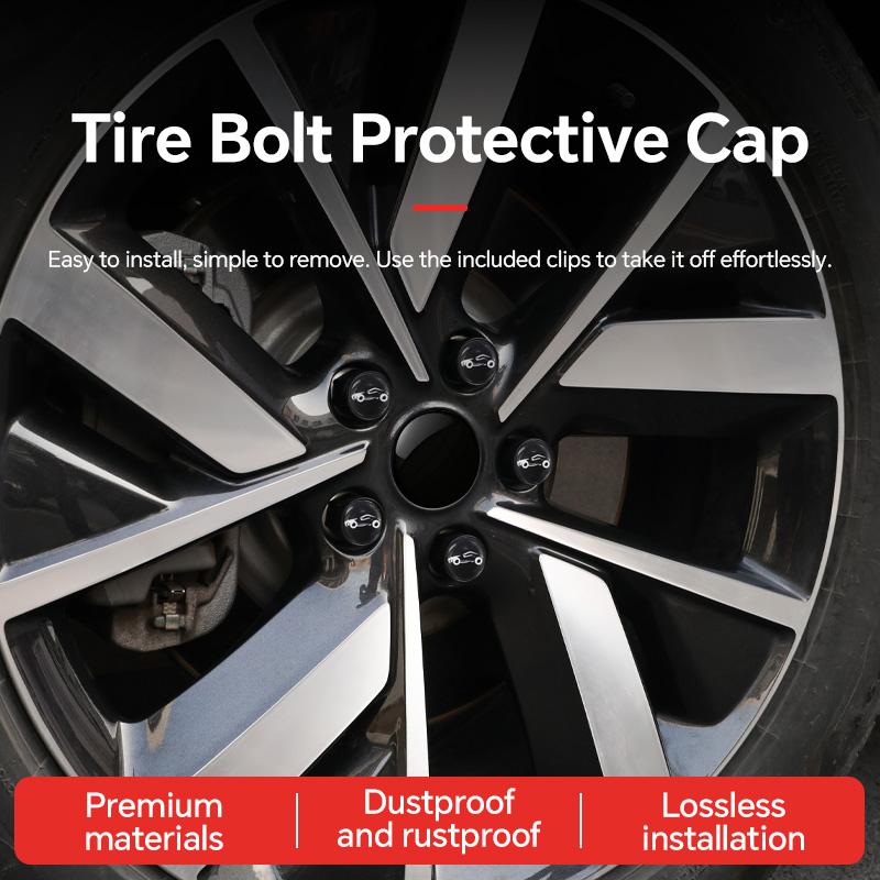 20PCS Car Wheel Caps Bolts For GAC AION V AION UT AION Y Plus Tire Nut Caps Car Wheel Lug Nut Car Tire Screw Cap Caps For Wheel