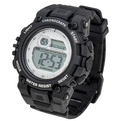 Reloj Digital para Mujer Fieldwork, Resistente al Agua 3 ATM, Multifunción, Correa de Uretano, BlancoNegro, YM091P-4