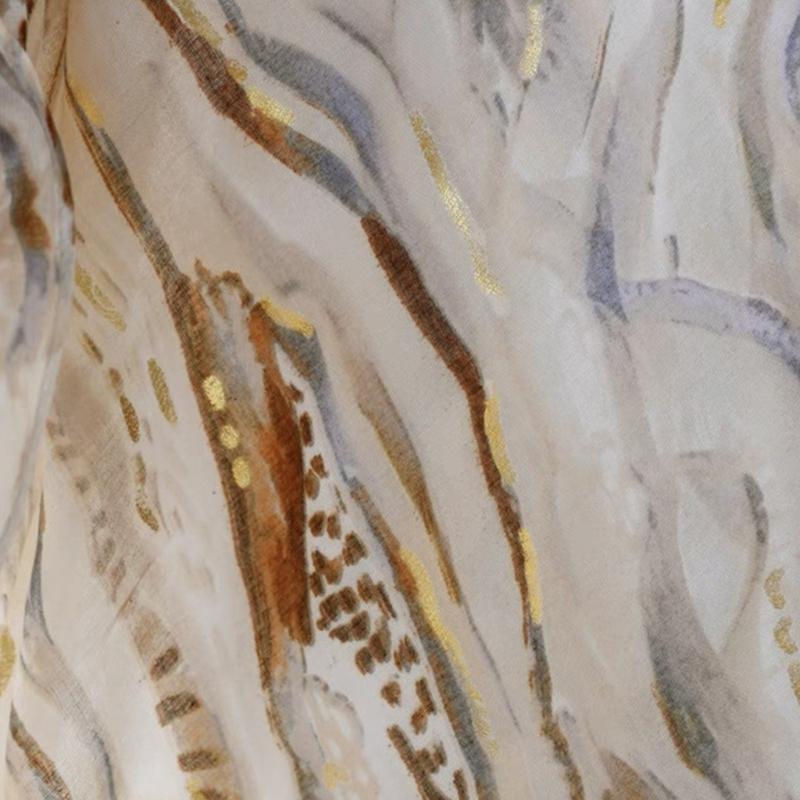 Elegant Light weight Scarf Shawl Wrap Fashionable Polyester Scarf Shawl for Social Event