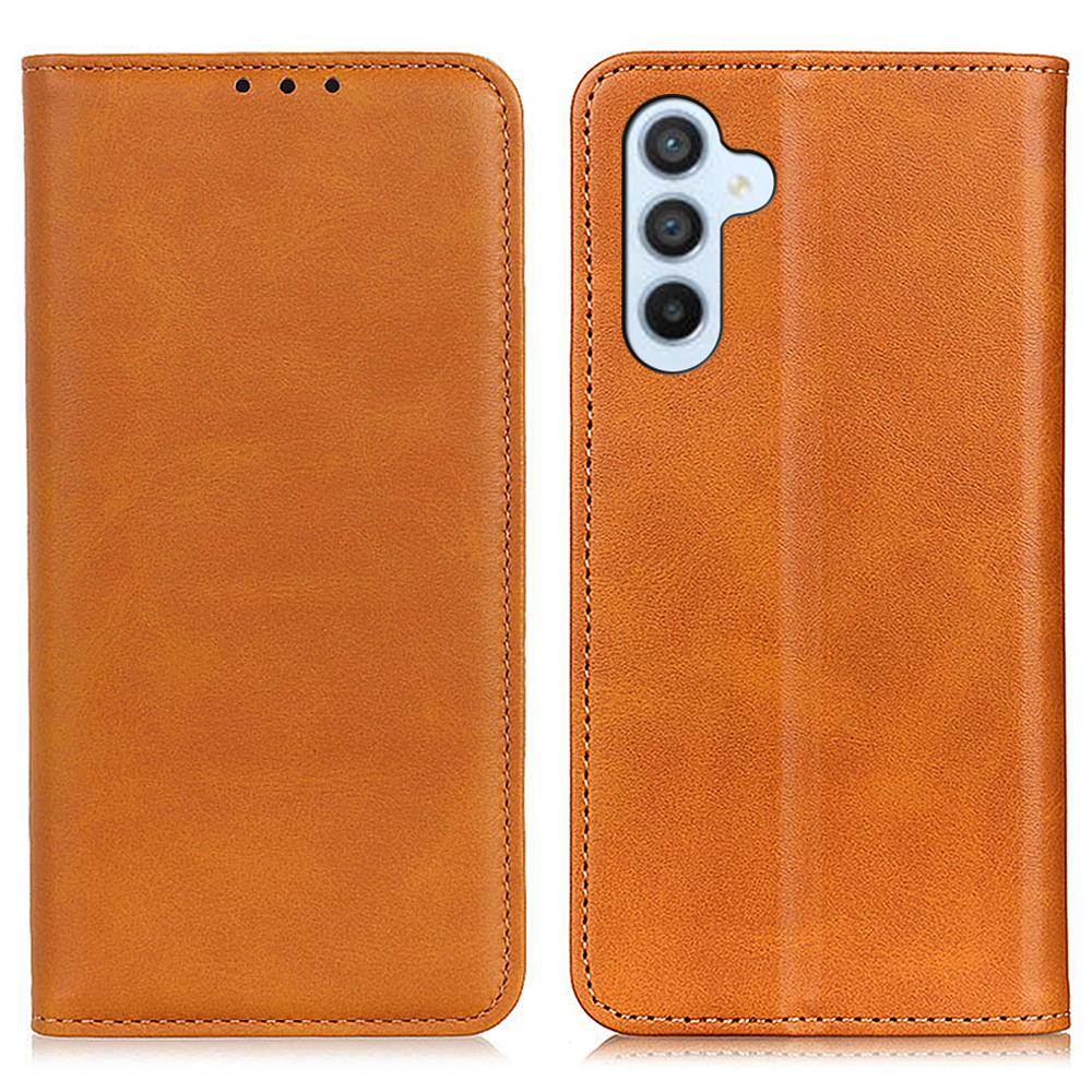 For Samsung Galaxy A37 5G Case Cowhide Texture Split Leather Flip Wallet Phone Cover