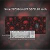 Dark Red Skull Horde Mouse Pad Gaming XL Custom Home Mousepad XXL Mechanical Keyboard Pad Carpet Natural Rubber Non-Slip