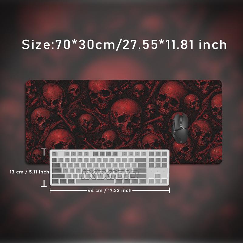 Dark Red Skull Horde Mouse Pad Gaming XL Custom Home Mousepad XXL Mechanical Keyboard Pad Carpet Natural Rubber Non-Slip
