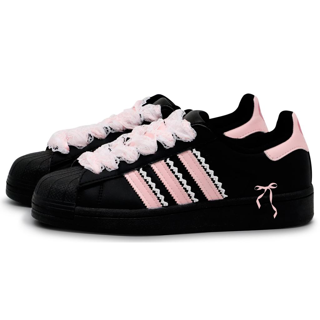 adidas Originals Superstar 2 Cuervo Hecho, Ballet de Tinta, Bolsa de Compras Especial, Edición Limitada San Valentín, Otoño Invierno JH9977(Equipo52-S-CAJA)