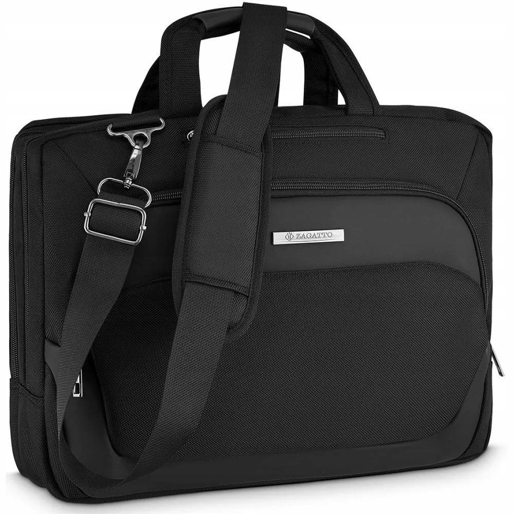 Ekskluzywna Torba Na Laptopa Zagatto 15,6" I 17,3" Czarna ZG651