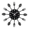 Modern Art Quartz Wall Clock for Living Room, Kitchen, or Restaurant