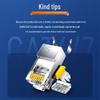SAMZHE Cat6 Dual Shielded Gigabit Ethernet Cable, Pure Copper Bulk Wire