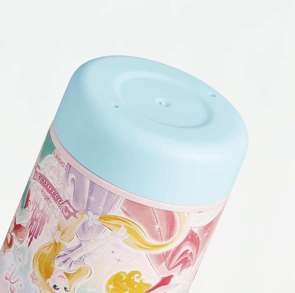 Skater 380ml Stainless Steel Water Bottle, Single Layer, for Room Temperature Drinks, Disney Princess Design 23, SSSC4-A
