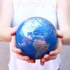 MOVA Globe l World Map Series Blue Silver Inch l With Base l Solar Powered Rotating Globe l Office Desktop Decor Unique Gift Home Decor l For Kids l