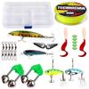 Fishing Combos Full Kit with Mini Spinning Fishing Rod Reel  Fishing Line Lures Accessories
