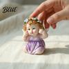 Flower Fairy Collectibles Garden Figurine Hand-Painted Resin Statue with Wings Indoor Outdoor Yard Waterproof Statues Lawn Decor Landscaping