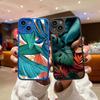 Leaves Monstera Green Case For iPhone 14 Plus 14 13 12 11 Pro Max XR XS X 7 8 Plus SE 2020 Cases Cute Soft Silicone Back Covers