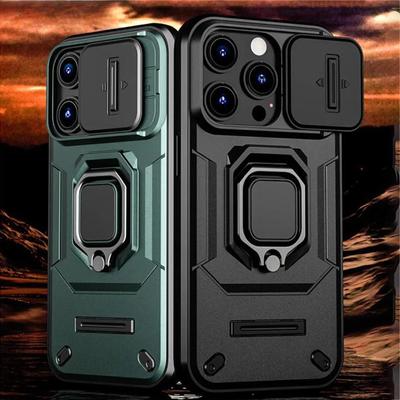 Shockproof Case For iPhone 16 Pro Max Cover for Apple iPhone 16 Plus 14 15 13 Pro Max Slide Lens Camera Armor Protect Back Coque