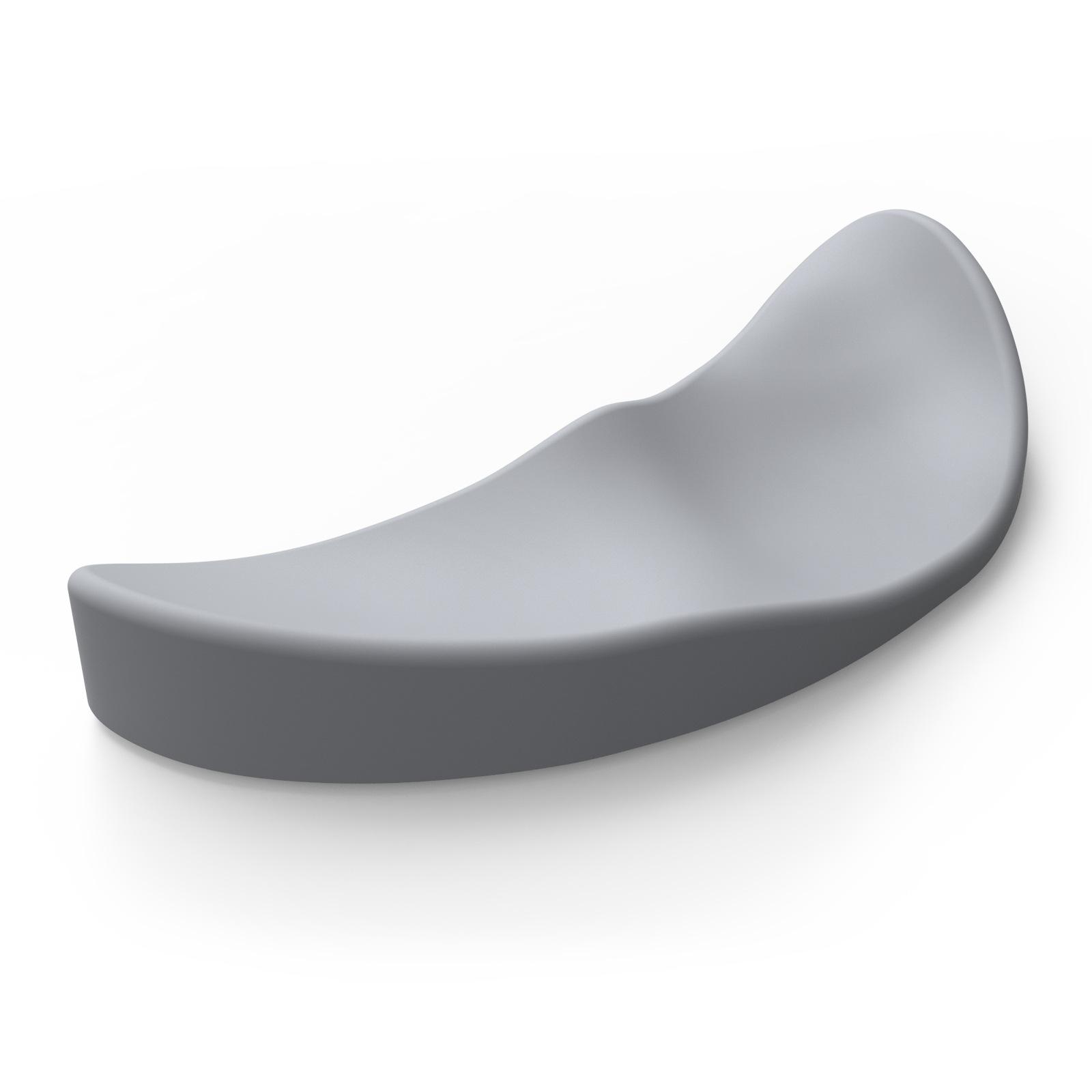 

Mouse Pad Wristband Silicone Gaming Anti Slip Silicone Conforms To Ergonomics, Mouse Wrist Small Design Aesthetics Fit Palm сірий