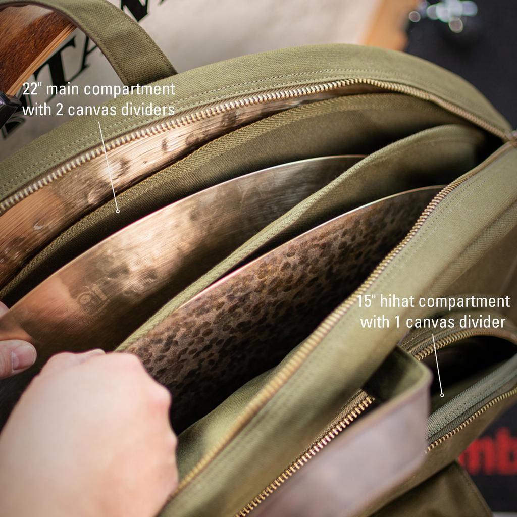 MEINL Cymbals Meinl Cymbals Waxed Canvas Collection MWC22GR Forest Green []