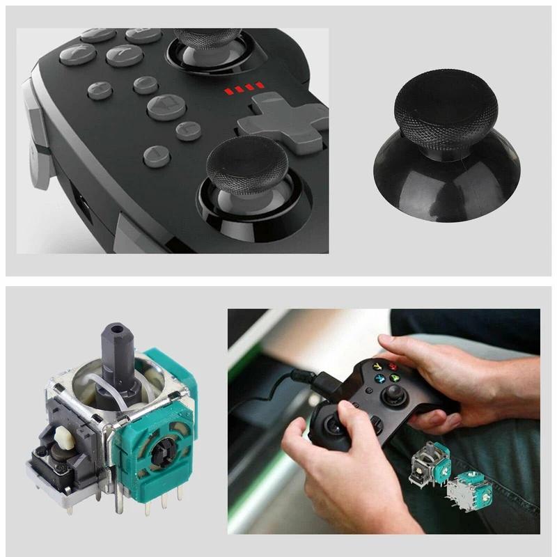 Replacement Joystick Thumbsticks Repair Kit with T6 T8 Screwdriver for Xbox One, for Xbox Series S/X Controller