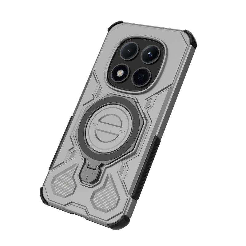 

For Redmi Note 15 Pro Case Cover Xiaomi Redmi Note 15 Pro Plus Capas Attraction Adsorption Ring Holder For Fundas Redmi Note 15 Redmi Note 15 Pro сірий колір